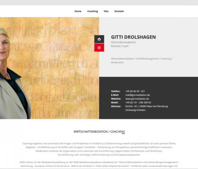 [medienschmiede] Hamburg Portfolio | Kunde: gd-mediation | Gitti Drolshagen